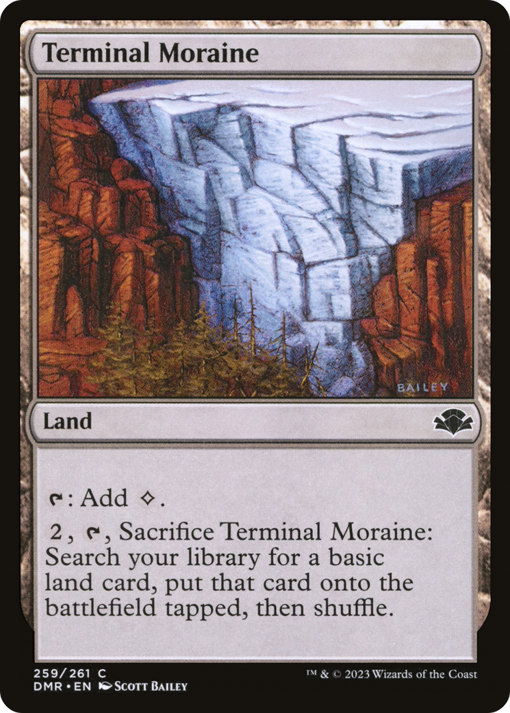 Terminal Moraine [Dominaria Remastered] Foil