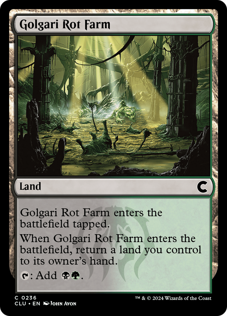 Golgari Rot Farm (236) - Ravnica: Clue Edition