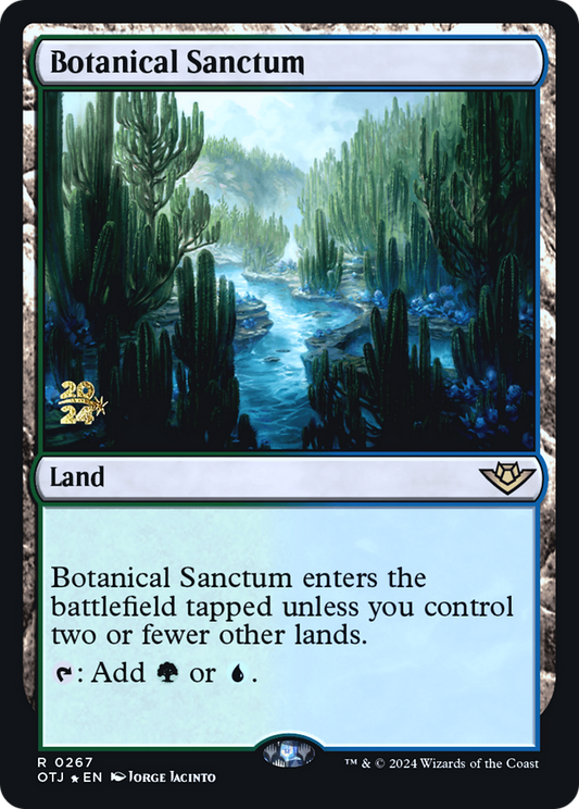Botanical Sanctum (OTJ) (267) Foil - Outlaws of Thunder Junction Promos