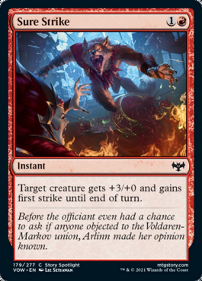 Sure Strike [Innistrad: Crimson Vow] | Silver Goblin