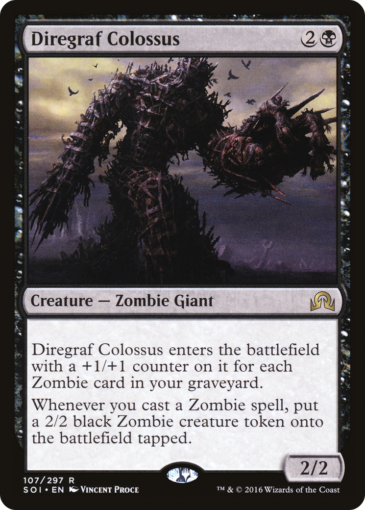 Diregraf Colossus (107) Foil - Shadows over Innistrad