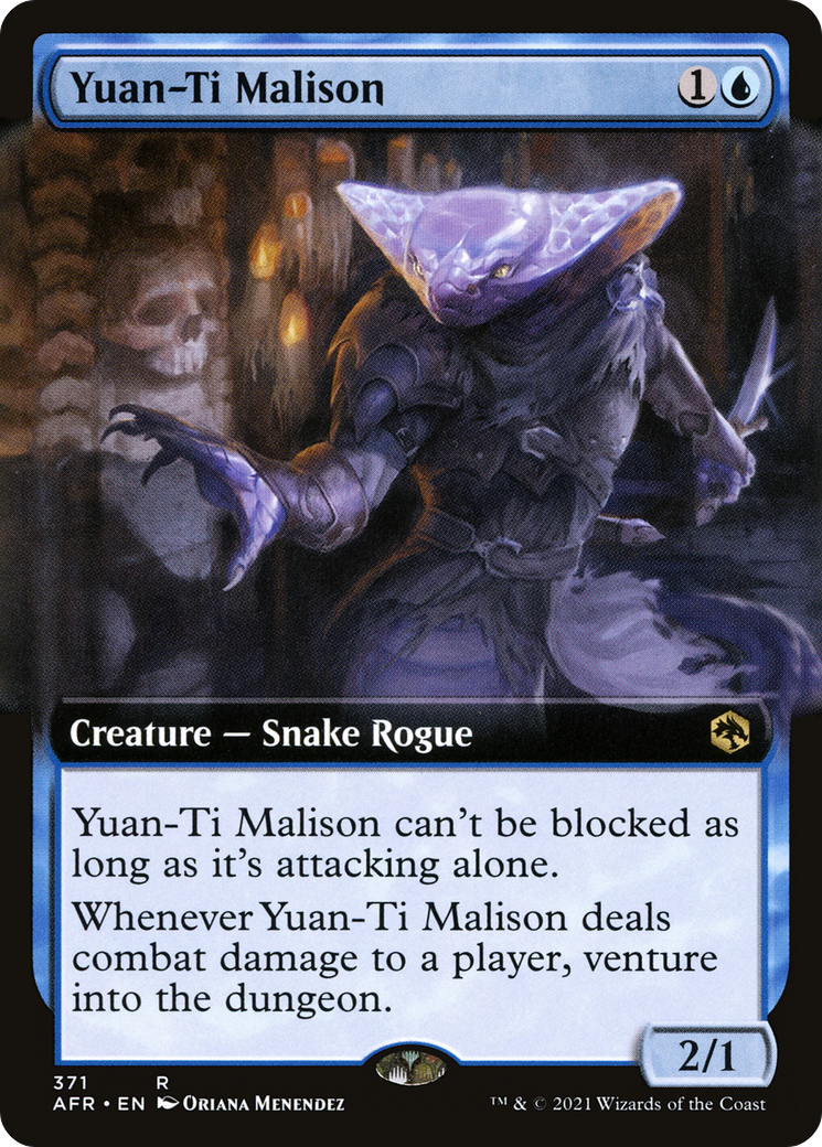 Yuan-Ti Malison (Extended Art) (371) Foil - Adventures in the Forgotten Realms