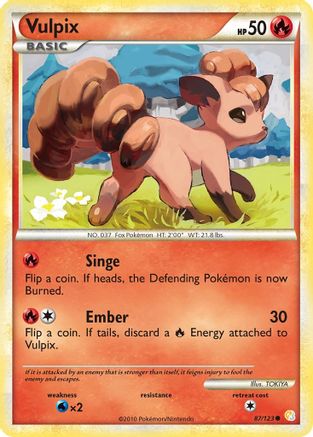 Vulpix (87) - HeartGold SoulSilver