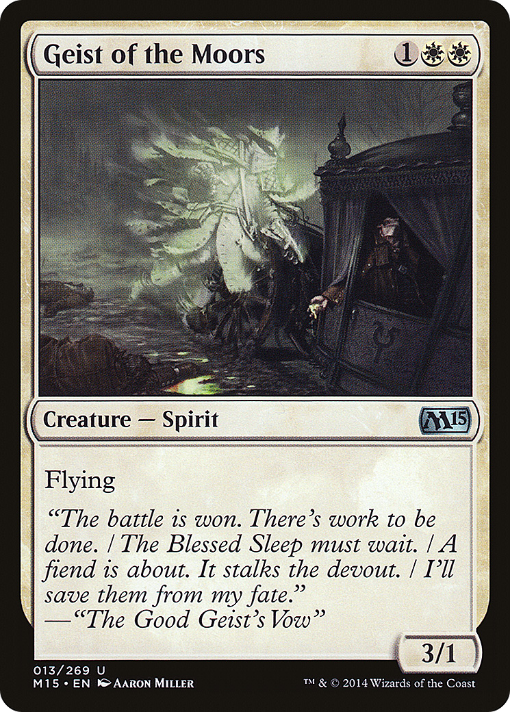 Geist of the Moors (013) Foil - Magic 2015