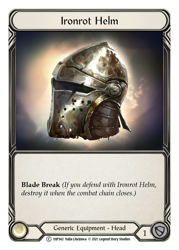Ironrot Helm [1HP342] (History Pack 1) | Silver Goblin