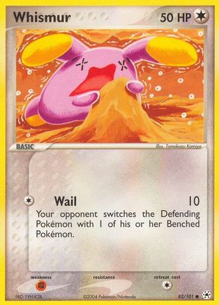 Whismur (82/101) [EX: Hidden Legends] Reverse Holofoil