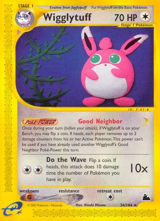 Wigglytuff (34/144) [Skyridge] Reverse Holofoil