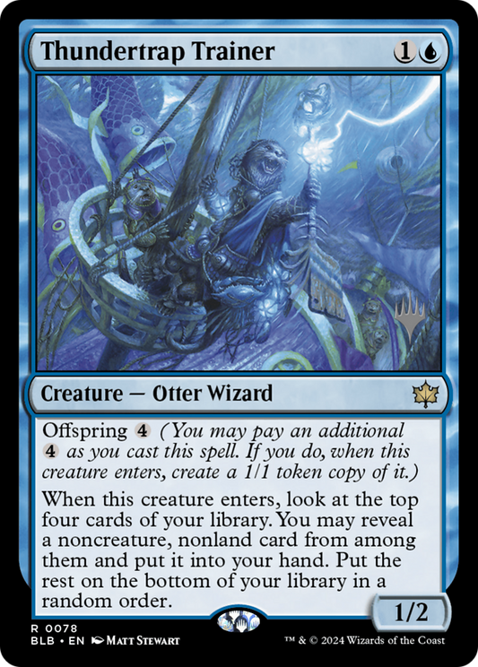 Thundertrap Trainer (Promo Pack) [Bloomburrow Promos] Foil