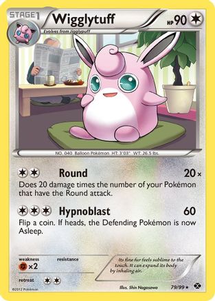 Wigglytuff (79/99) [Black & White: Next Destinies] Reverse Holofoil