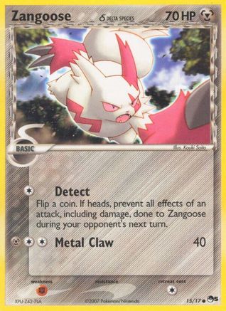 Zangoose (15/17) (Delta Species) [POP Series 5] Holofoil