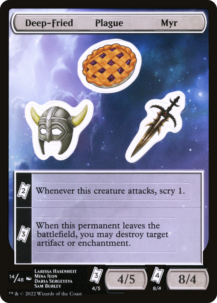 Deep-Fried Plague Myr (014) - Unfinity Sticker Sheets