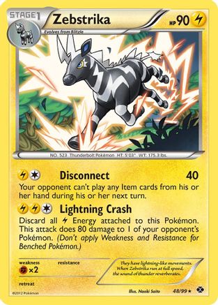 Zebstrika (48/99) [Black & White: Next Destinies] Reverse Holofoil