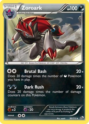 Zoroark (90/113) [Black & White: Legendary Treasures] Reverse Holofoil