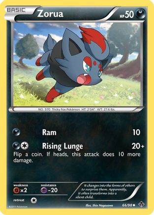 Zorua (66/98) [Black & White: Emerging Powers] | Silver Goblin