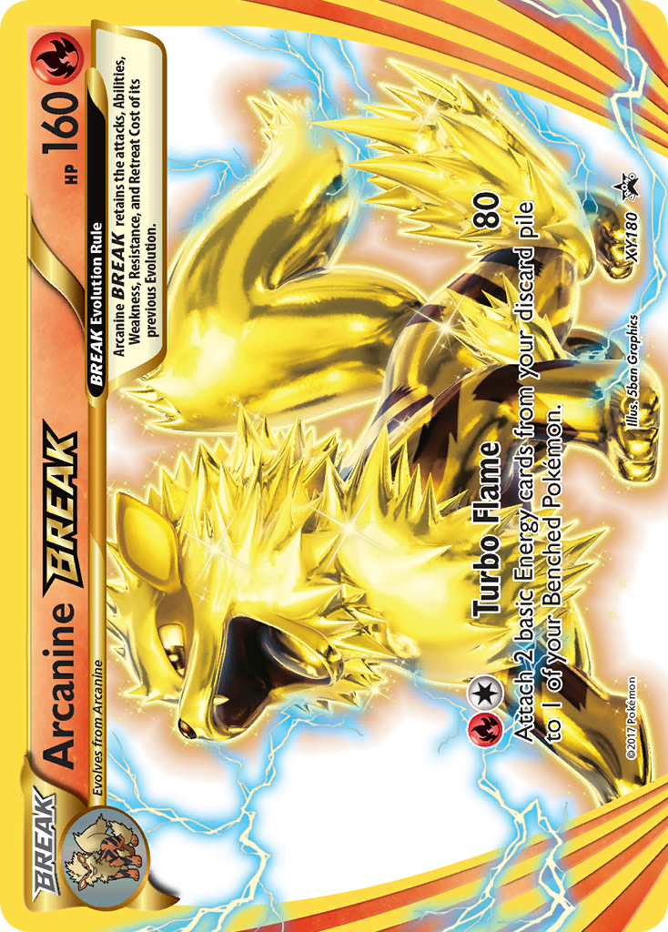 Arcanine BREAK (XY180) [XY: Black Star Promos] | Silver Goblin