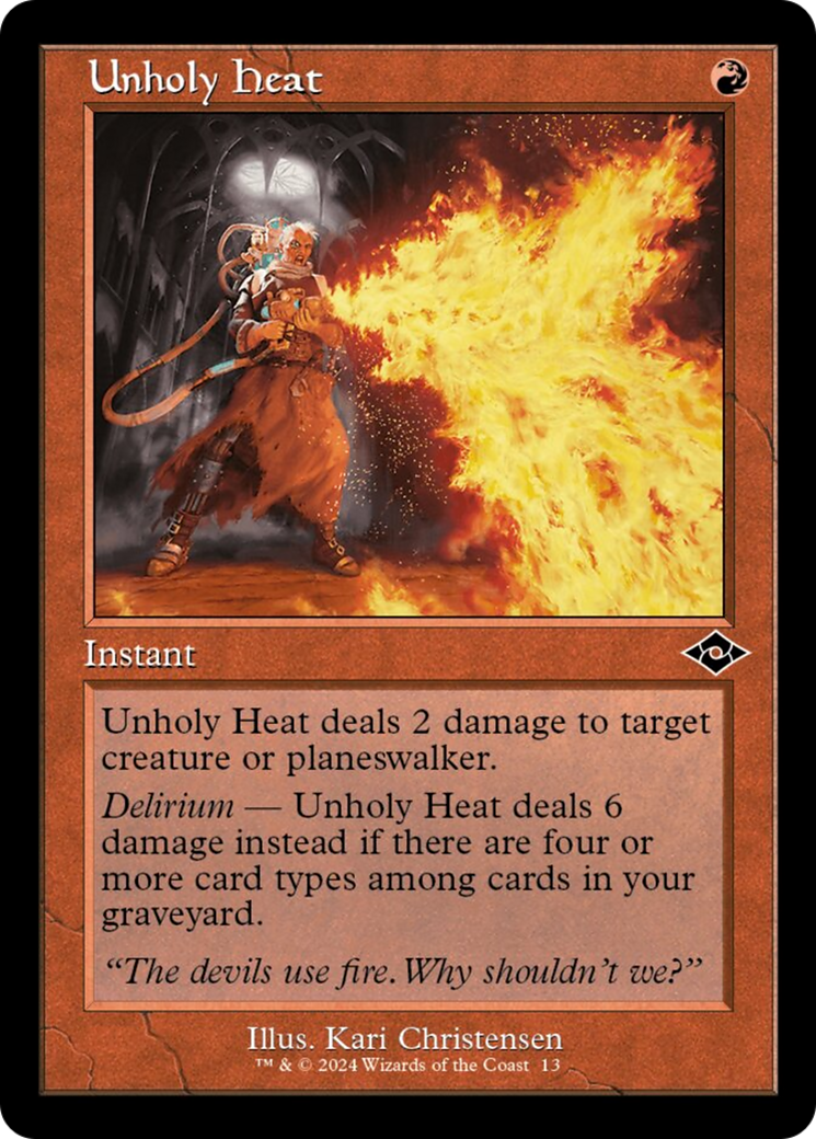 Unholy Heat (Retro) (013) - Modern Horizons 2 Timeshifts