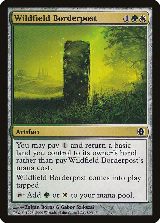 Wildfield Borderpost [Alara Reborn] Foil