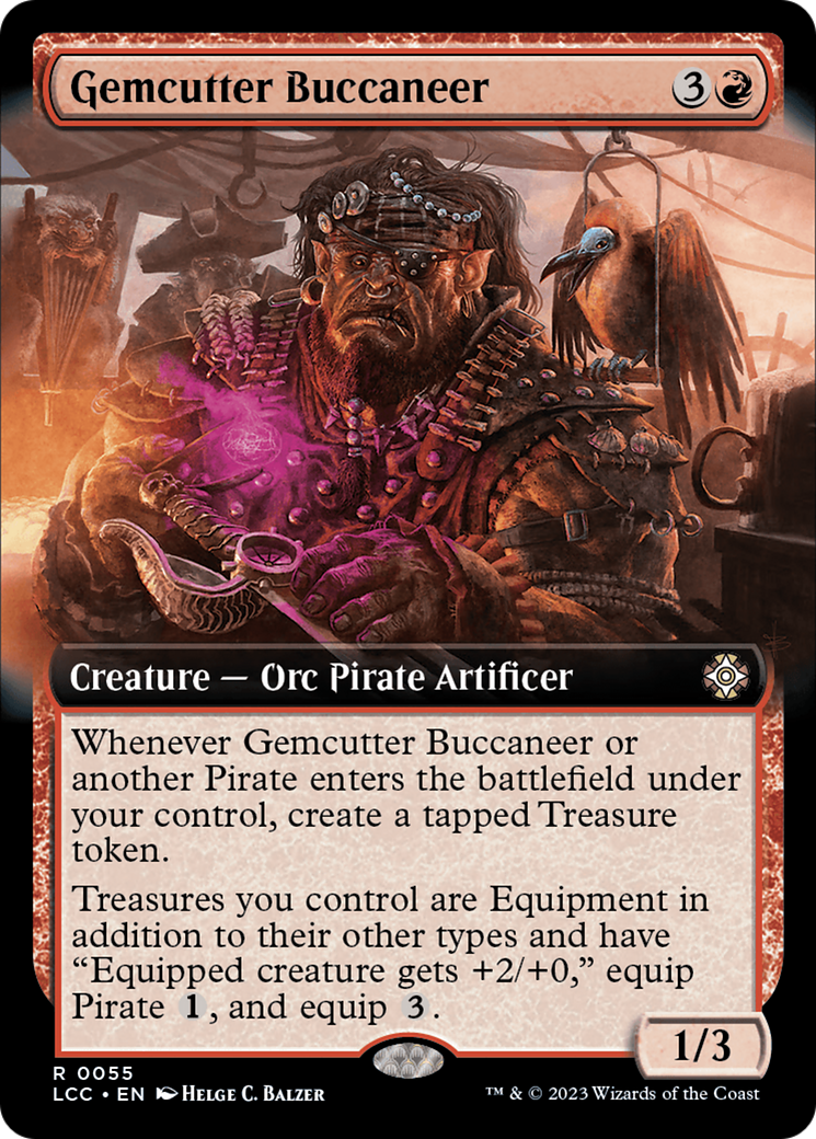Gemcutter Buccaneer (Extended Art) (055) - The Lost Caverns of Ixalan Commander