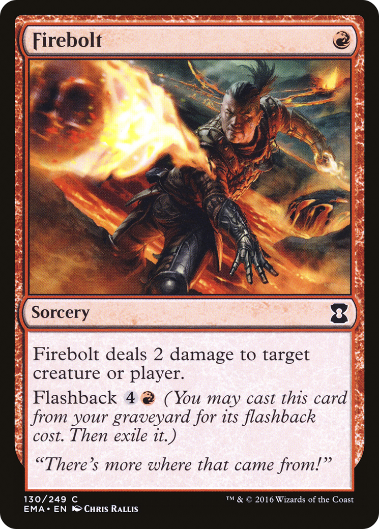 Firebolt (130) Foil - Eternal Masters