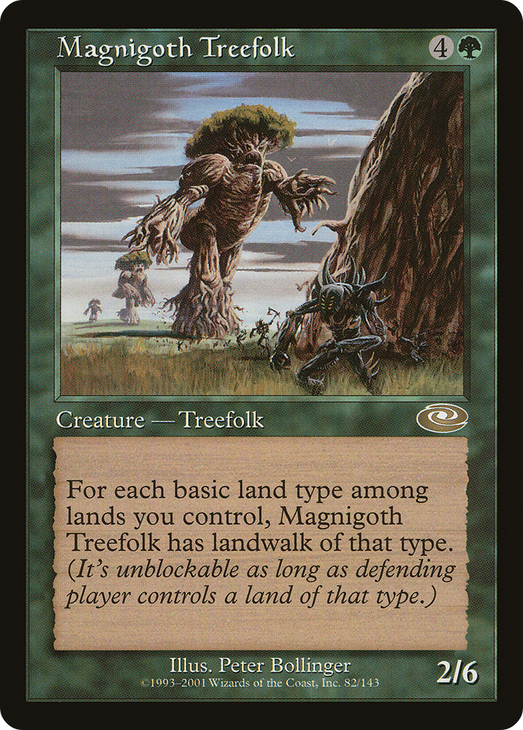 Magnigoth Treefolk [Planeshift] Foil
