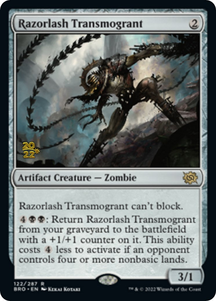 Razorlash Transmogrant [The Brothers' War Prerelease Promos] | Silver Goblin