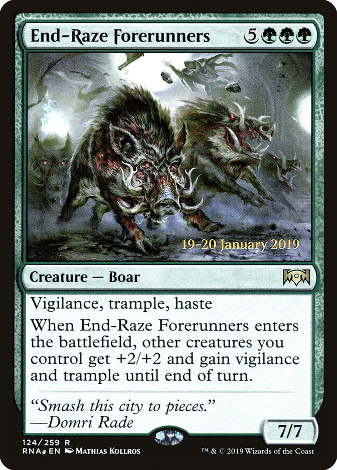 End-Raze Forerunners [Ravnica Allegiance Prerelease Promos] | Silver Goblin