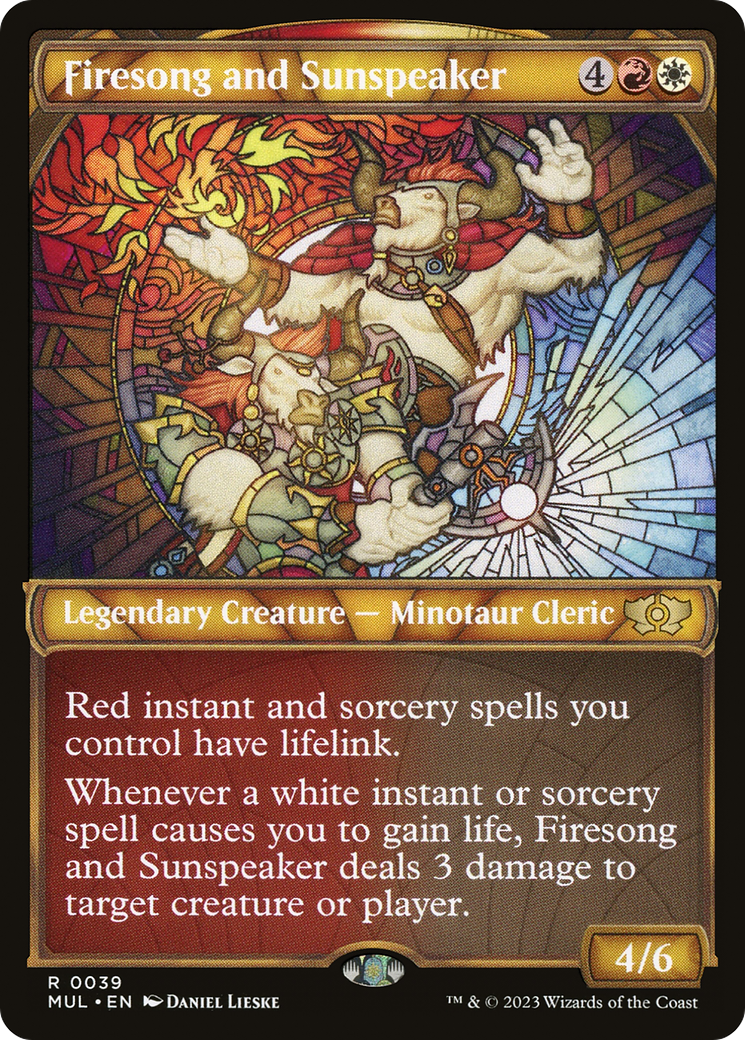 Firesong and Sunspeaker (039) Foil - Multiverse Legends