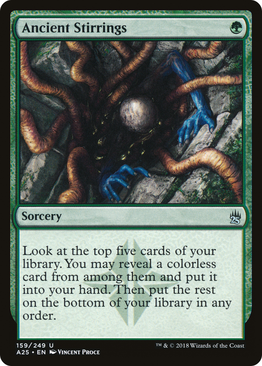 Ancient Stirrings (159) Foil - Masters 25
