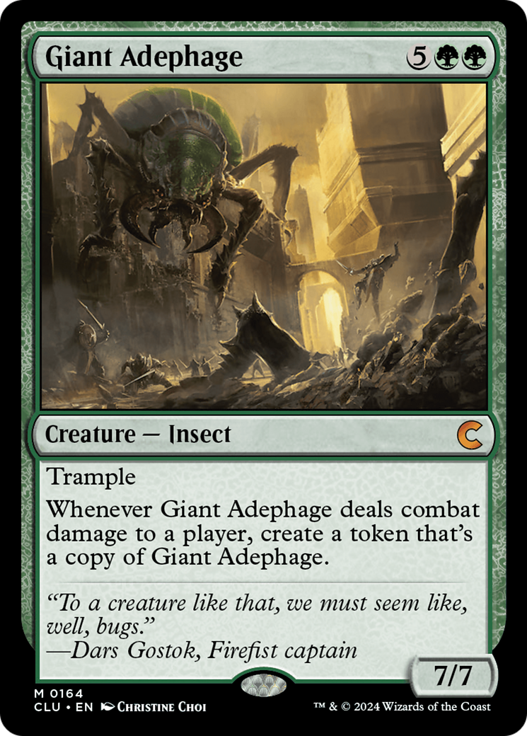 Giant Adephage (164) - Ravnica: Clue Edition