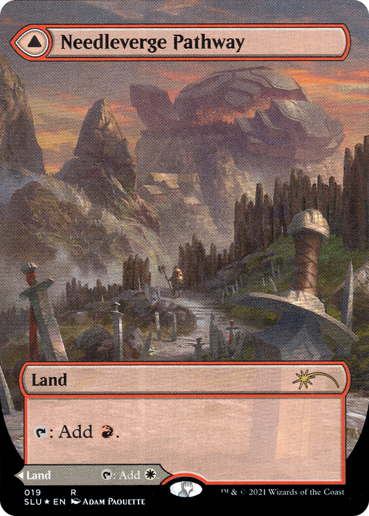Needleverge Pathway (Borderless) (019) Foil - Secret Lair: Ultimate Edition