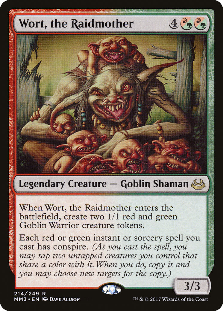 Wort, the Raidmother (214) Foil - Modern Masters 2017