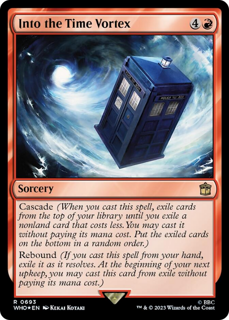 Into the Time Vortex (Surge Foil) [Doctor Who] | Silver Goblin