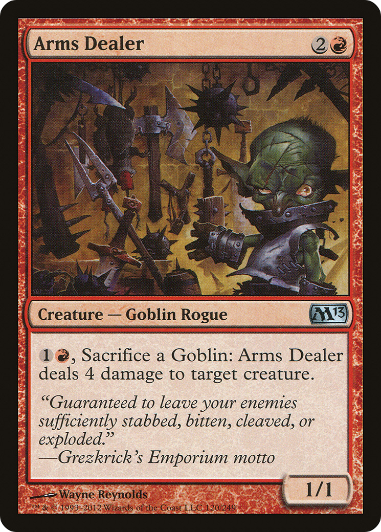 Arms Dealer [Magic 2013] | Silver Goblin