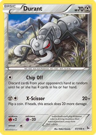 Durant (61/106) [XY: Flashfire] | Silver Goblin