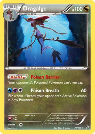Dragalge (71) - XY  Flashfire