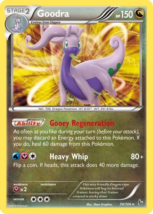 Goodra (74) Reverse Holofoil - XY  Flashfire