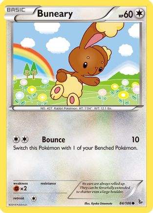 Buneary (84/106) [XY: Flashfire] Reverse Holofoil