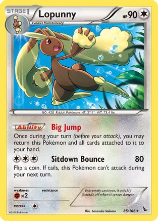 Lopunny (85/106) [XY: Flashfire] | Silver Goblin