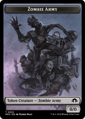 Servo // Zombie Army Double-Sided Token [Modern Horizons 3 Tokens] | Silver Goblin