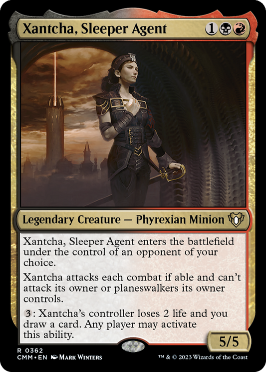 Xantcha, Sleeper Agent [Commander Masters] Foil