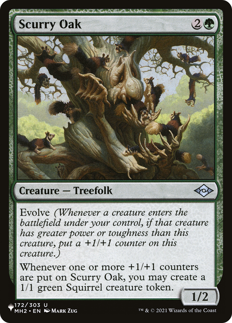 Scurry Oak (MH2-172) - The List