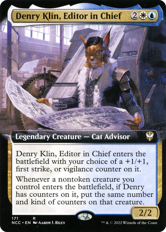 Denry Klin, Editor in Chief (Extended Art) (171) - New Capenna Commander