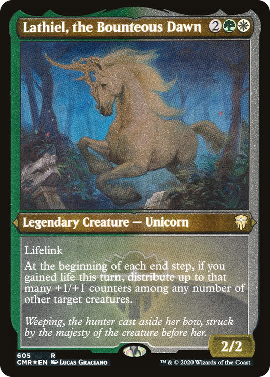Lathiel, the Bounteous Dawn (Etched) [Commander Legends]