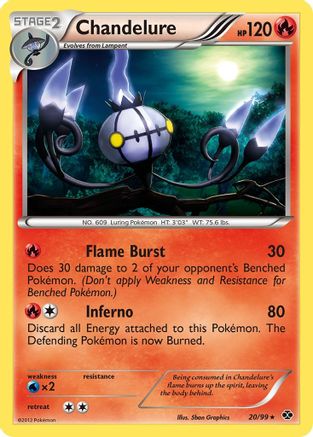 Chandelure (20) Reverse Holofoil - Next Destinies