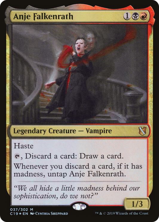 Anje Falkenrath (037) Foil - Commander 2019