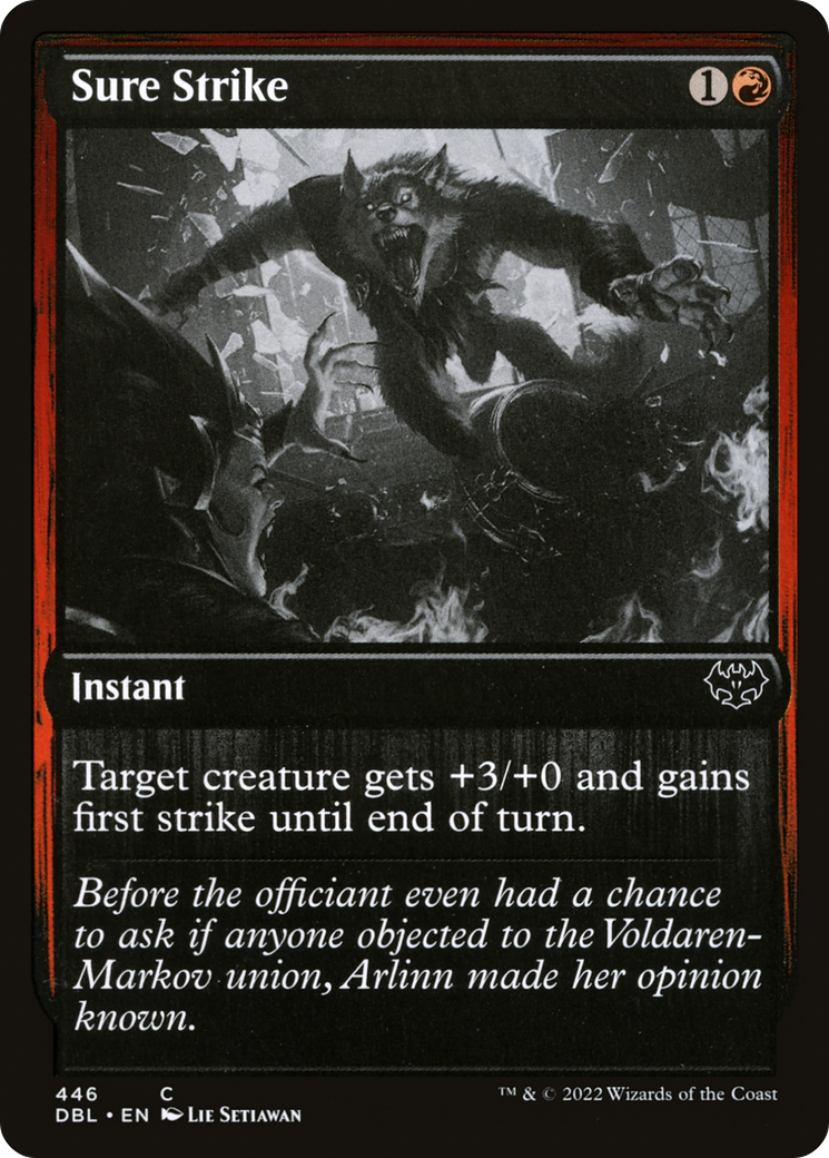 Sure Strike (446) Foil - Innistrad: Double Feature