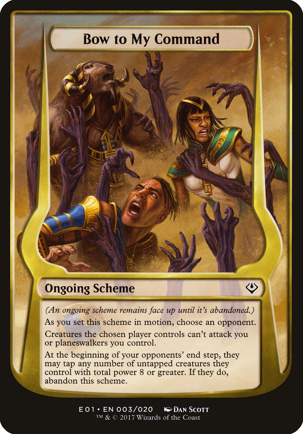 Bow to My Command (Schemes) [Archenemy: Nicol Bolas Schemes] | Silver Goblin