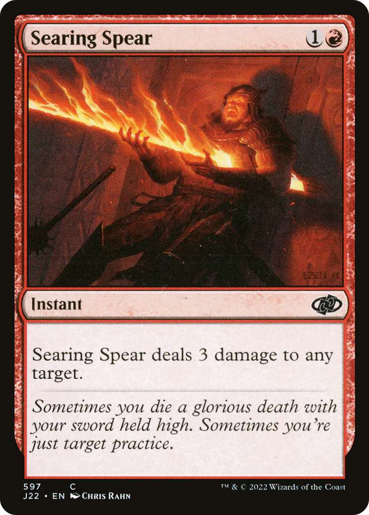Searing Spear (597) - Jumpstart 2022
