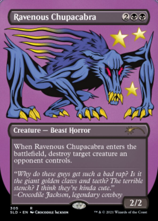 Ravenous Chupacabra (Borderless) [Secret Lair Drop Series] | Silver Goblin