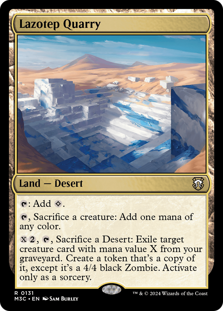 Lazotep Quarry (Extended Art) [Modern Horizons 3 Commander] | Silver Goblin